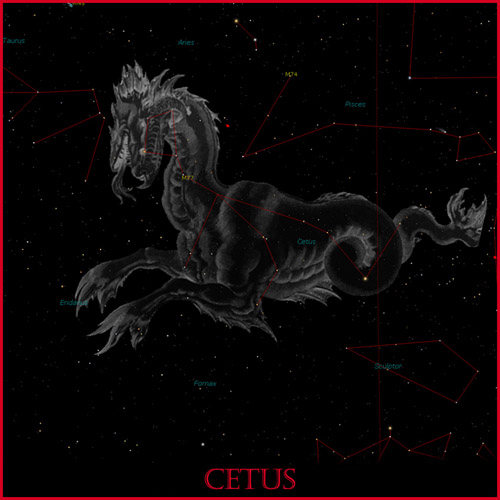 cetus the sea monster constellation