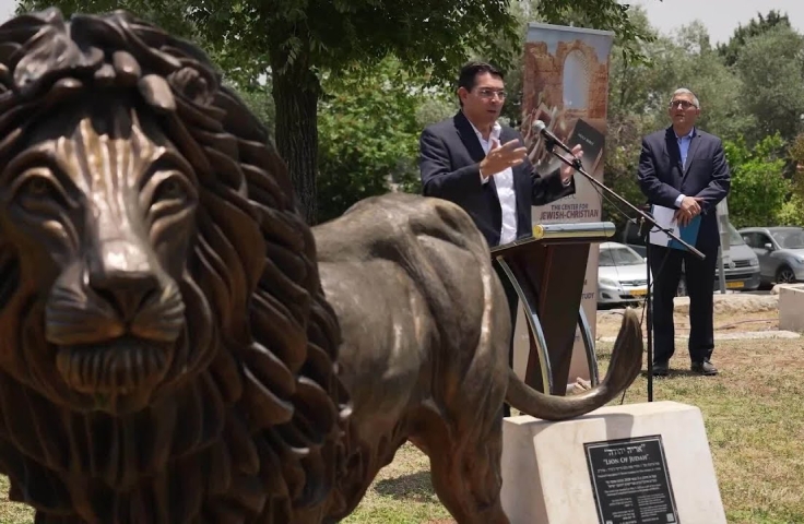 BREAKING PROPHECY ALERT: ECHOES OF MICAH’S VINEYARD OMEN – RAPTURE IMMINENT AS “LION OF JUDAH” STATUE IS DEDICATED IN JER”USA”LEM